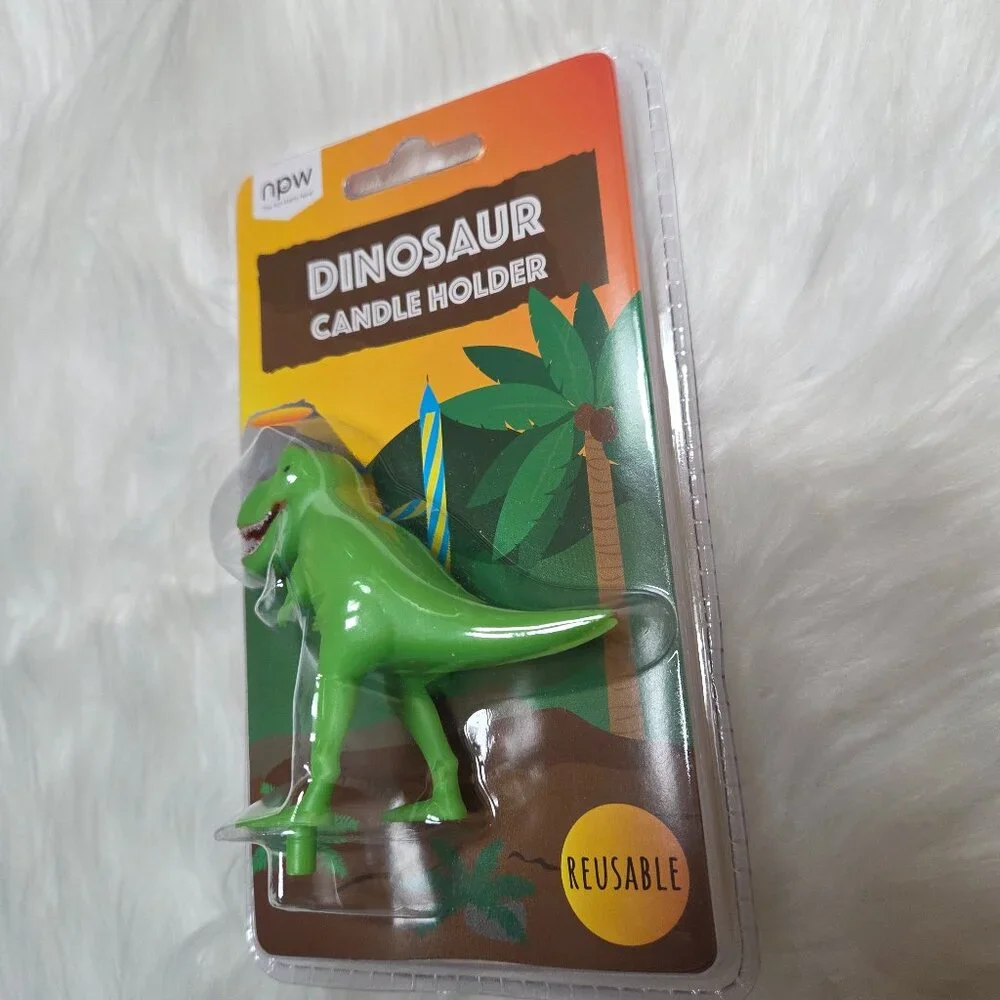 NPW Dinosaur Figural Candle Holder